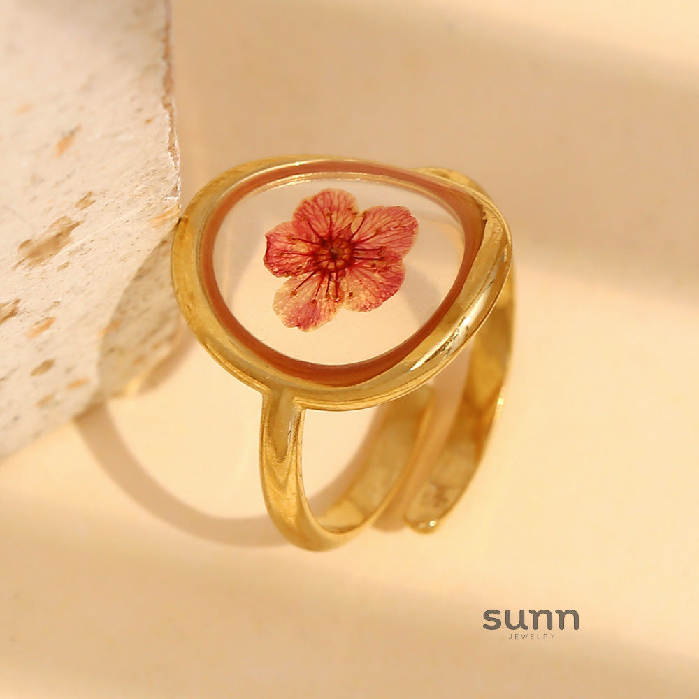 Yadira Bloom Open Ring [3H31HFSH]