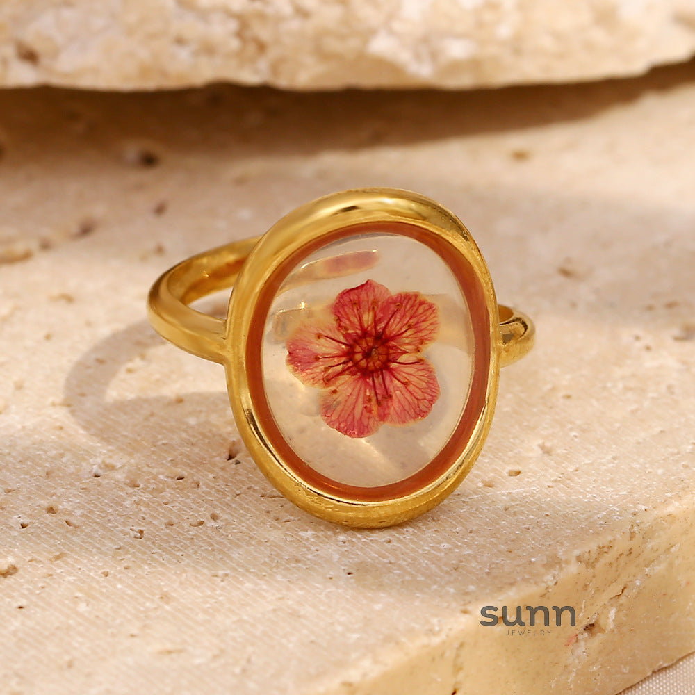 Yadira Bloom Open Ring [X2KB0O32]