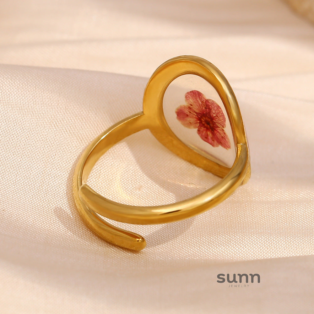 Yadira Bloom Open Ring [977PKK5R]