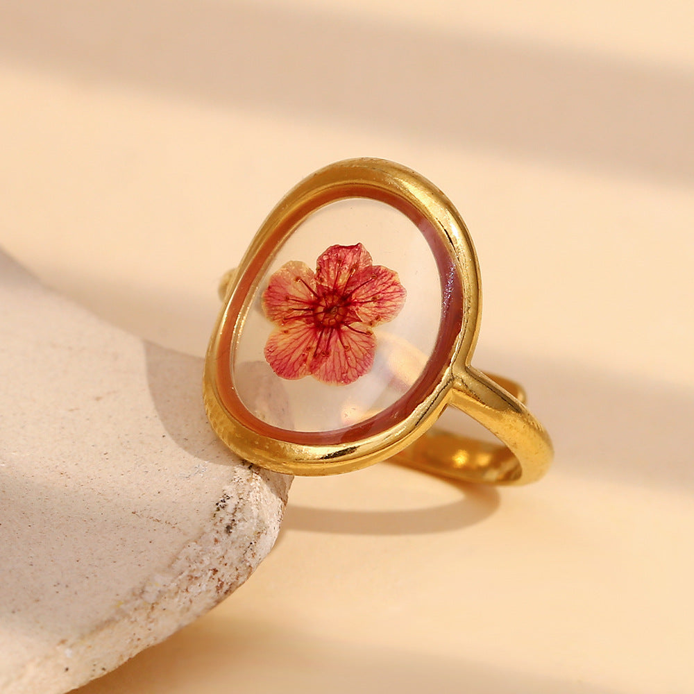Yadira Bloom Open Ring [3H31HFSH]