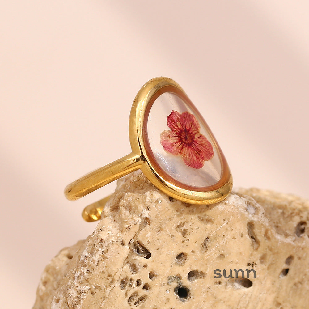 Yadira Bloom Open Ring [0OD57S7S]