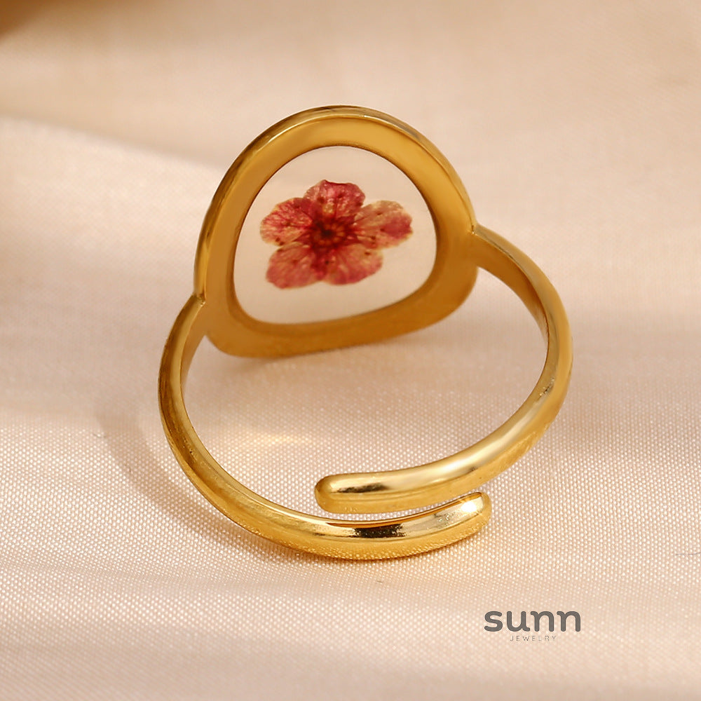 Yadira Bloom Open Ring [QZZW40OS]