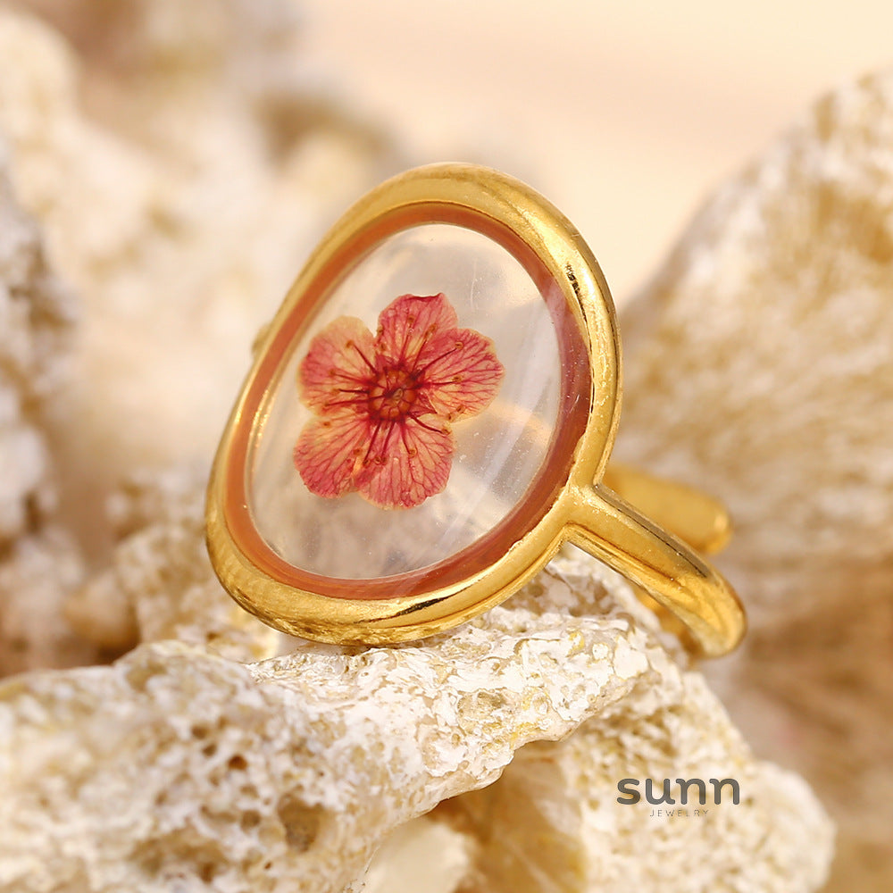 Yadira Bloom Open Ring [ZRKHD27T]