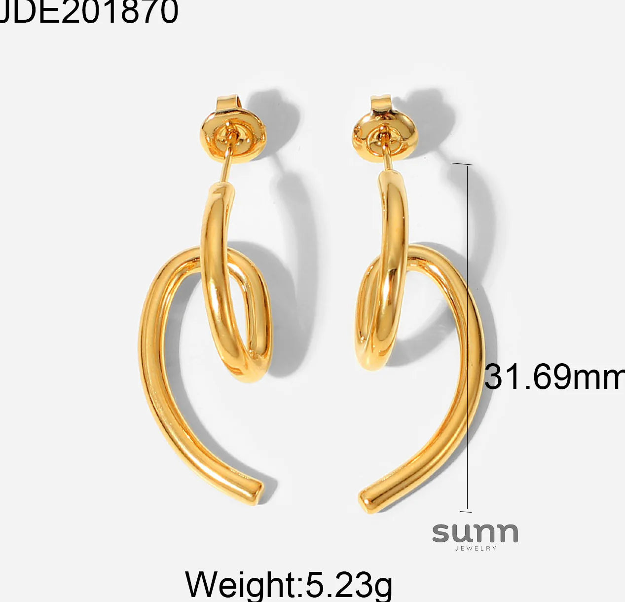 Yael Sculptural Matte Earrings