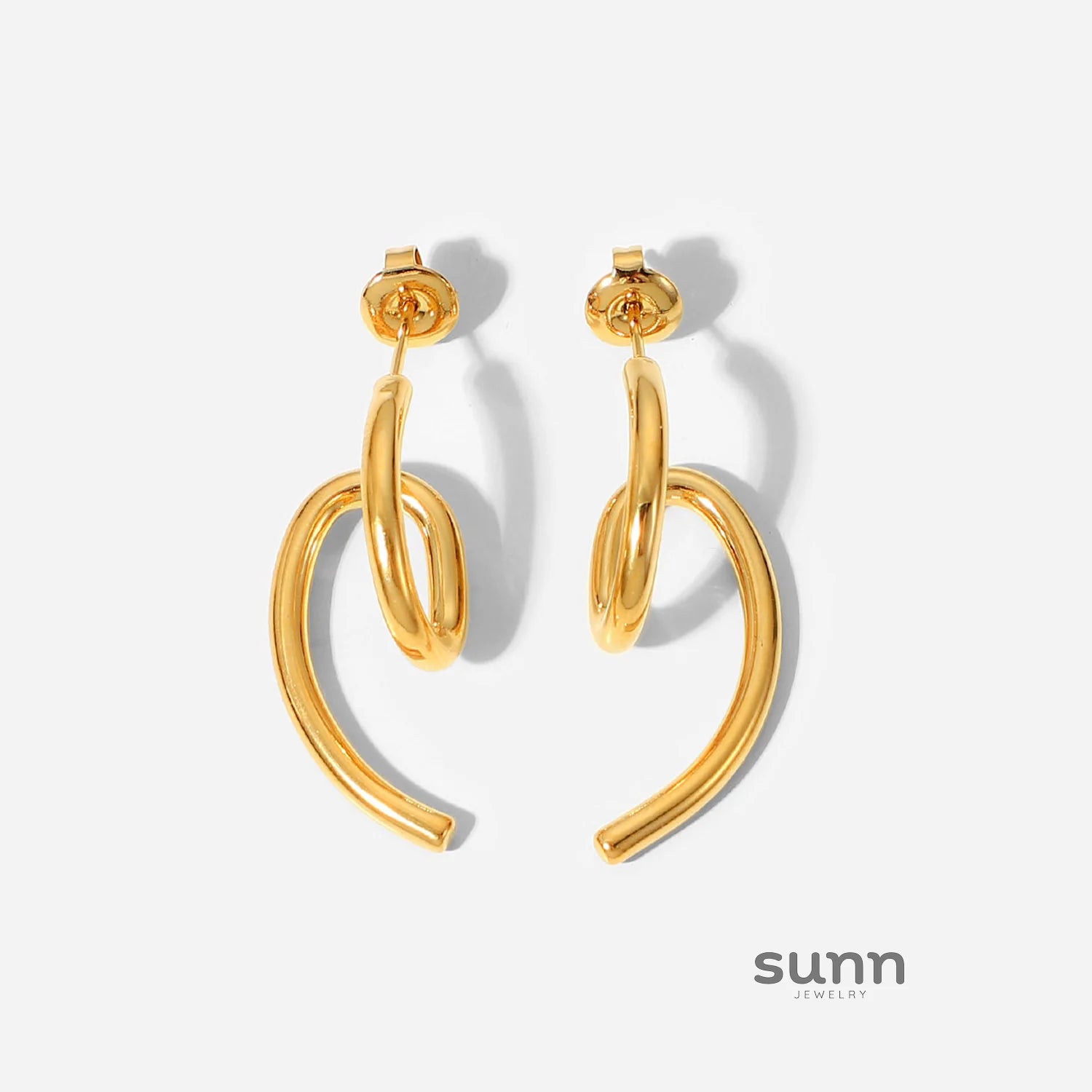 Yael Sculptural Matte Earrings