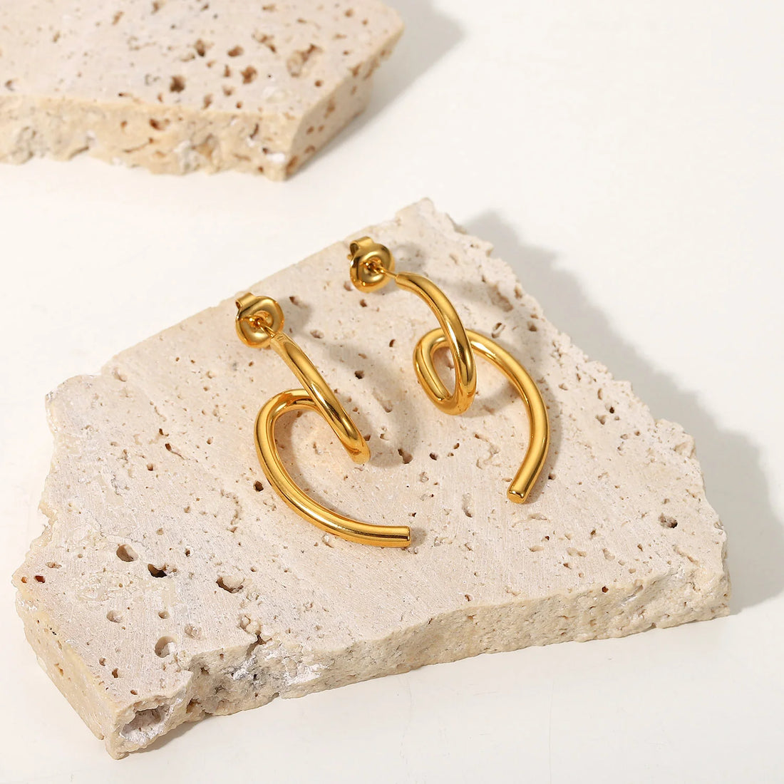 Yael Sculptural Matte Earrings