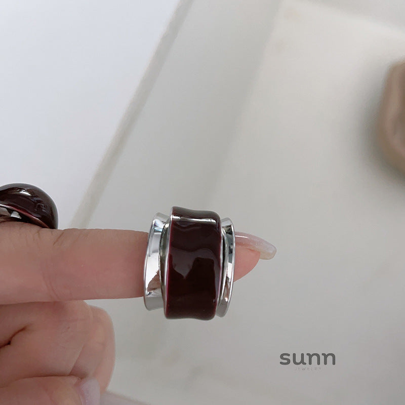 Yamileth Double Layer Enamel Ring [FMFC6CEM]