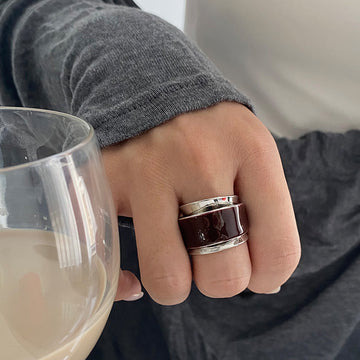 Yamileth Double Layer Enamel Ring [2UIKUUY6]