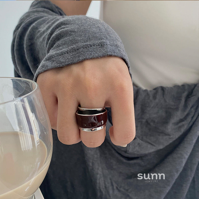 Yamileth Double Layer Enamel Ring [2UIKUUY6]