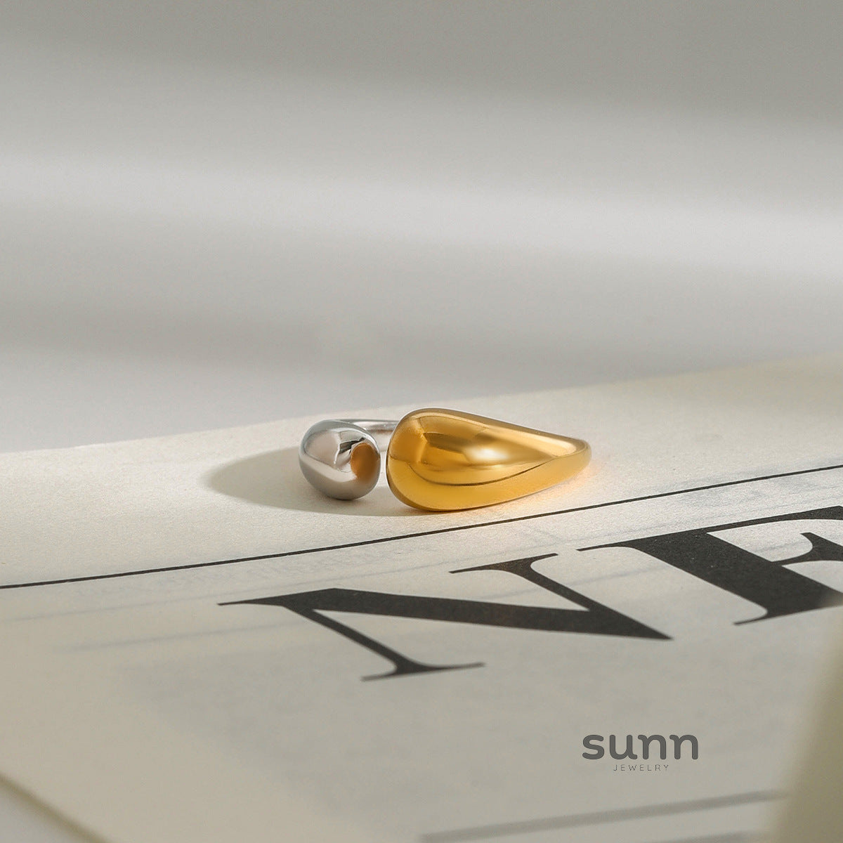 Yarely Geometric Steel Rings [H6WKB391]