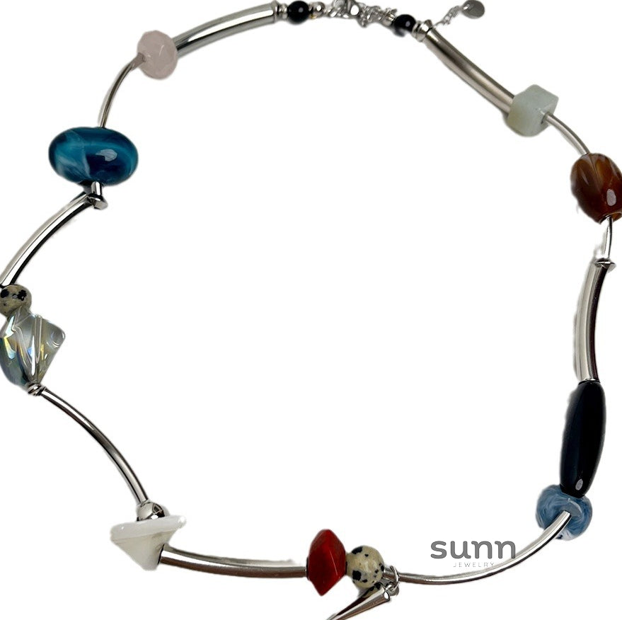 Yarielis Organic Stone Choker [9UGJE14V]
