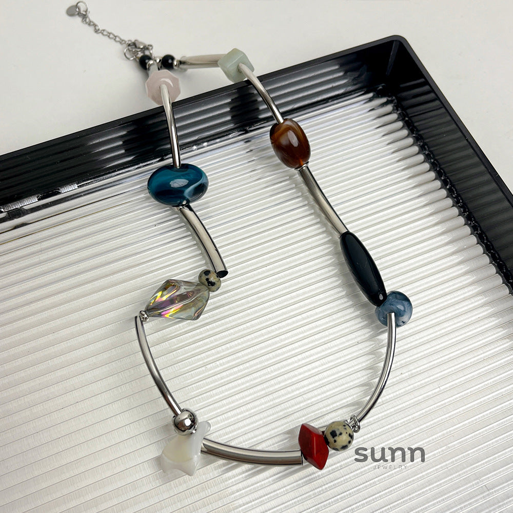 Yarielis Organic Stone Choker [LVRSYBUY]