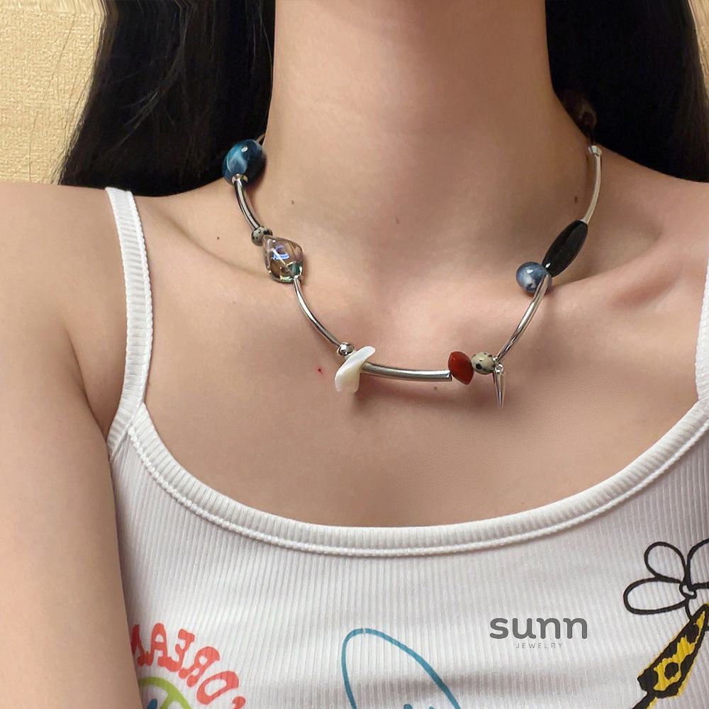 Yarielis Organic Stone Choker [VC0CUFP0]