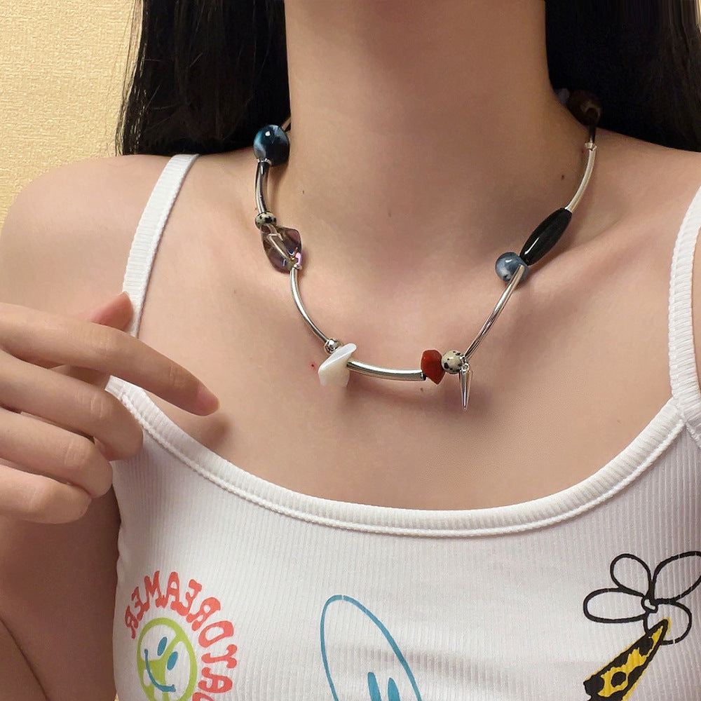 Yarielis Organic Stone Choker [VC0CUFP0]