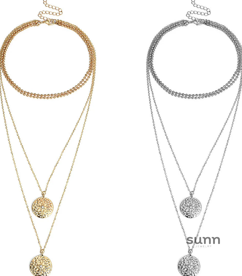 Yashvi Textured Layered Necklace
