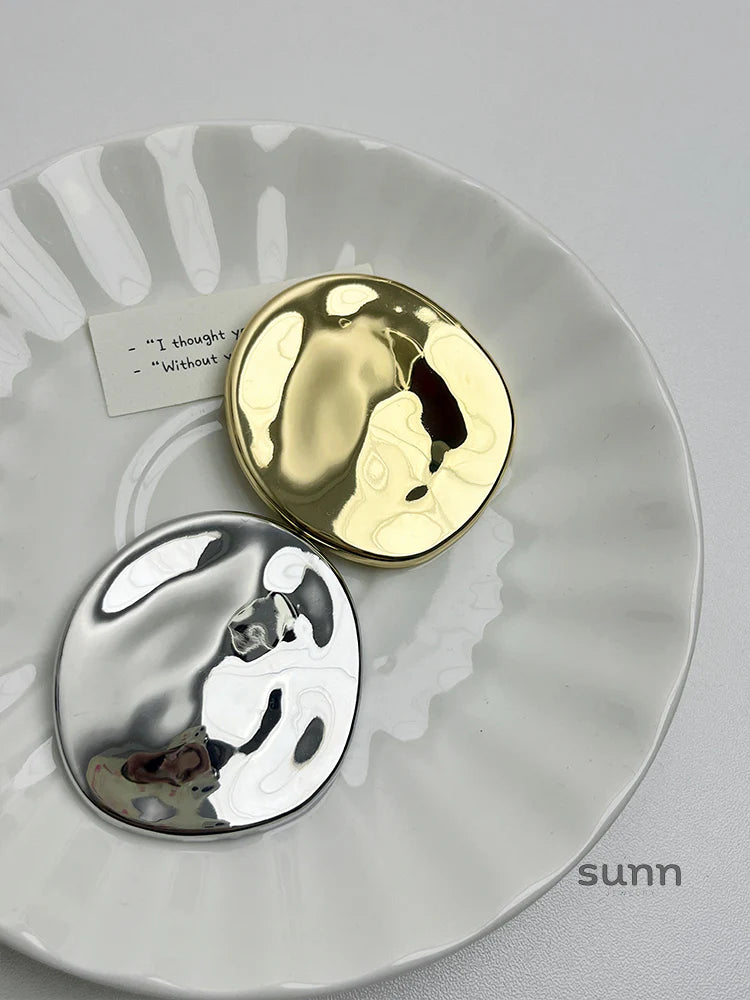 Yaslin Irregular Circle Brooch