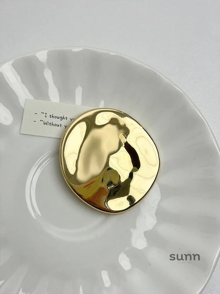 Yaslin Irregular Circle Brooch