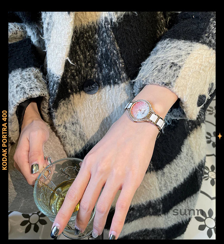 Yasmina Diamond Ceramic Watch