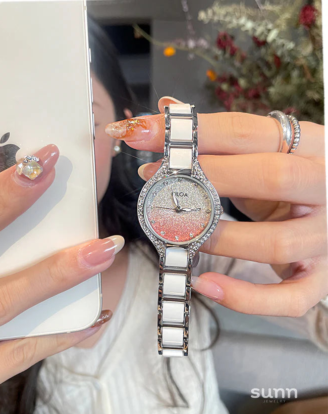 Yasmina Diamond Ceramic Watch