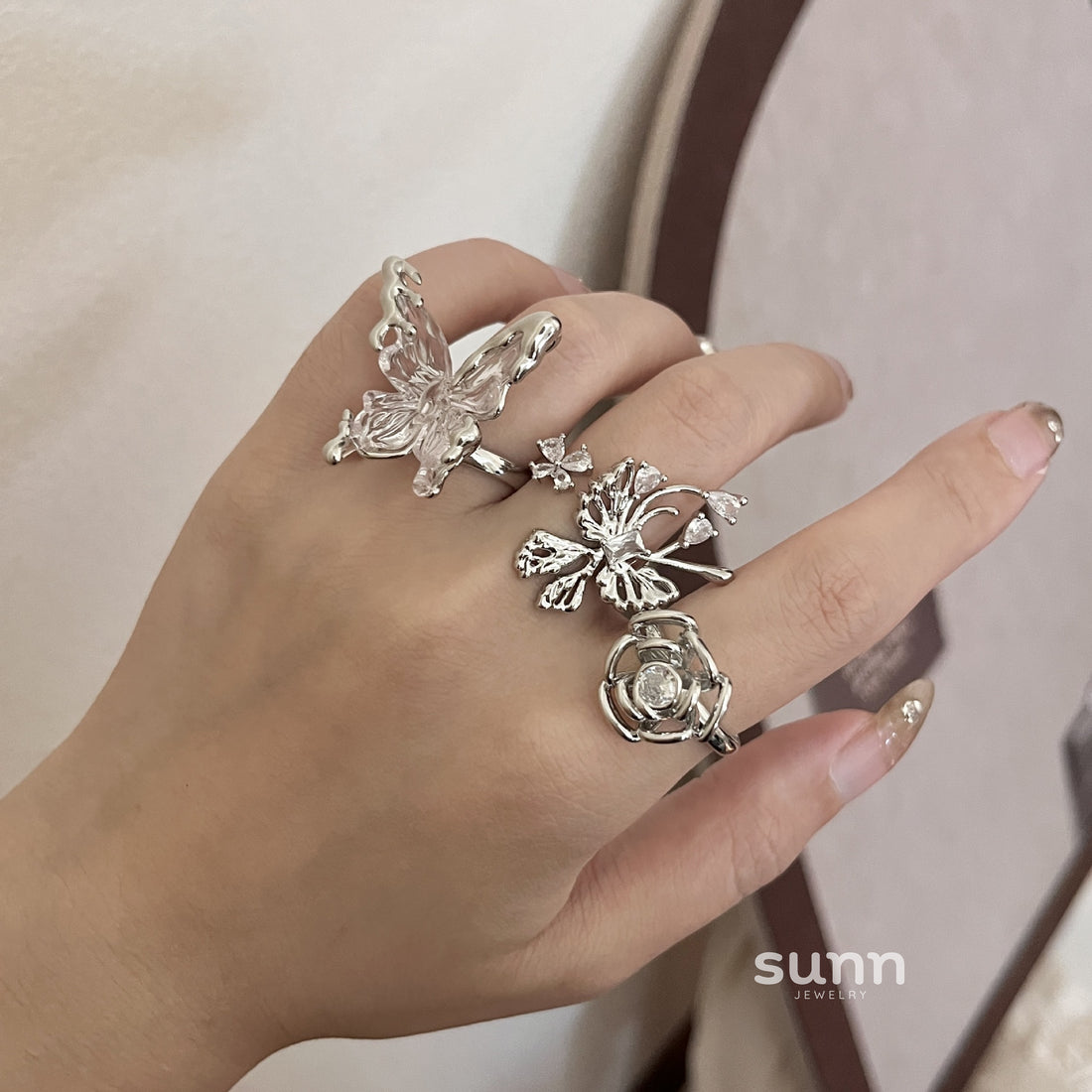 Yasmine Enchanted Bloom Ring [HTOTAW5G]