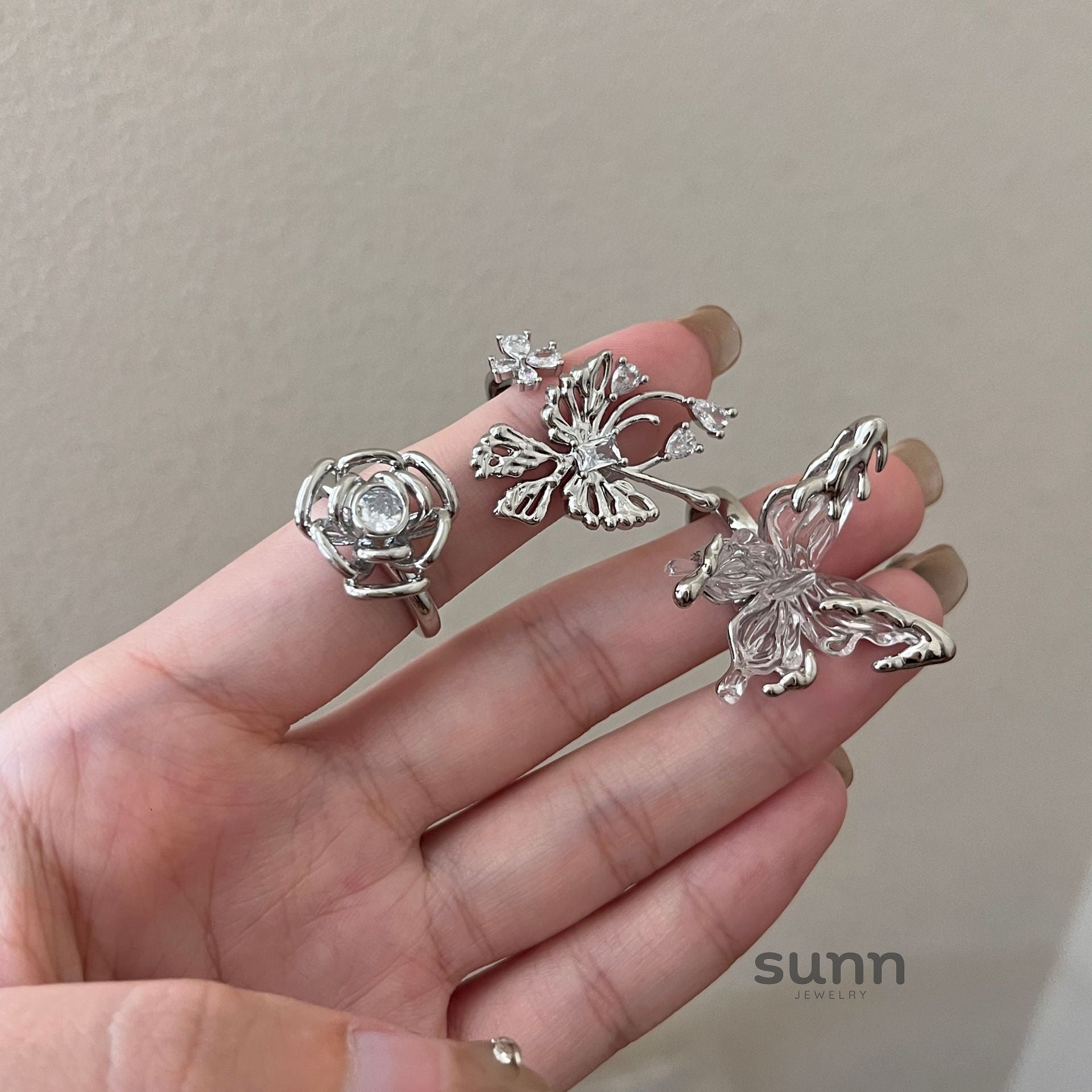 Yasmine Enchanted Bloom Ring [KXBJKA86]