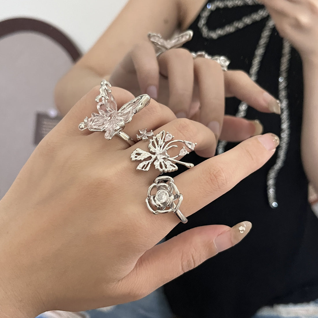 Yasmine Enchanted Bloom Ring [HTOTAW5G]