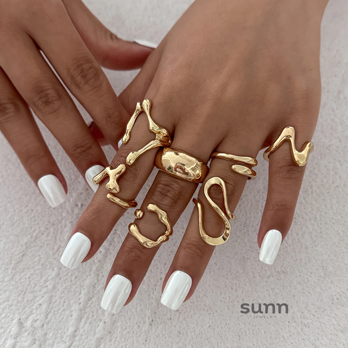 Yehudis Geometric Ring Set