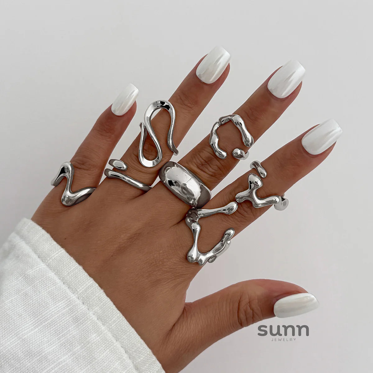 Yehudis Geometric Ring Set