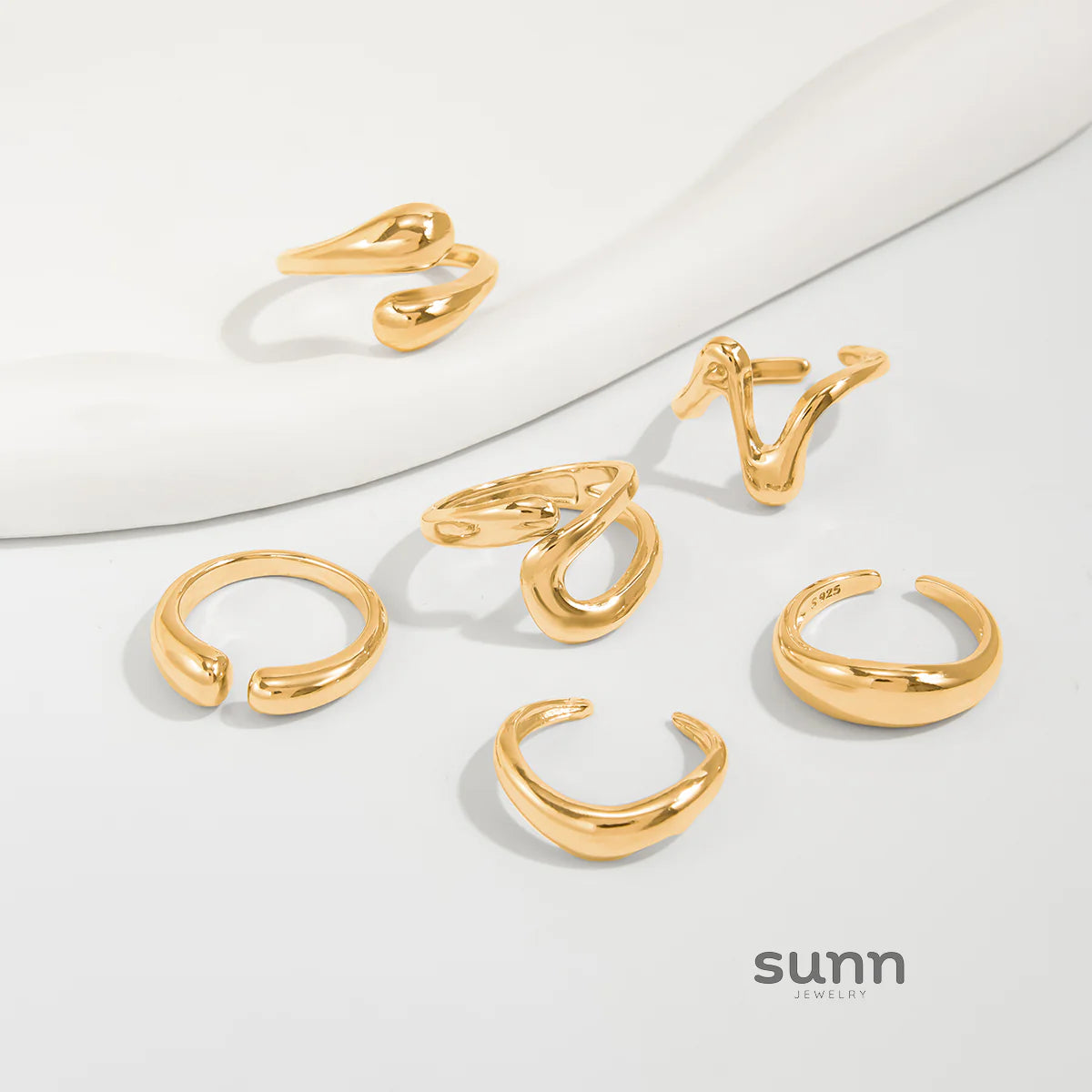 Yehudis Geometric Ring Set