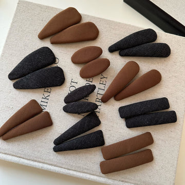 Yelitza Minimalist Fabric Hair Clip [C5DNAYH1]