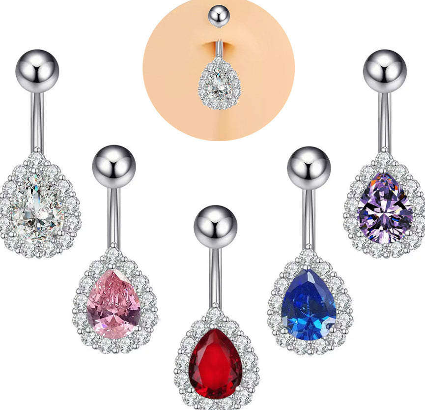Yeva Angel Tear Navel Ring [PKD9004V]
