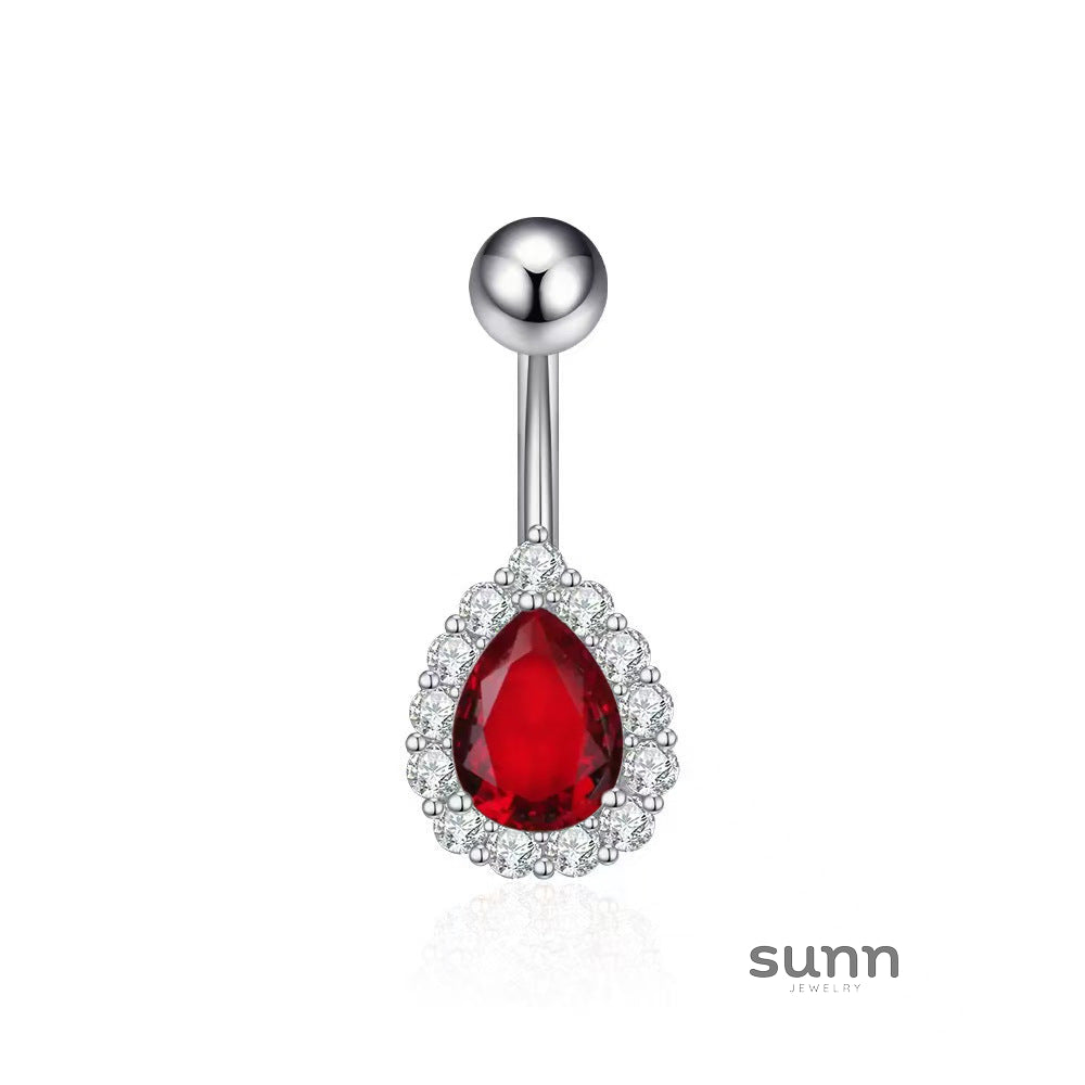 Yeva Angel Tear Navel Ring [GAQDFE6T]