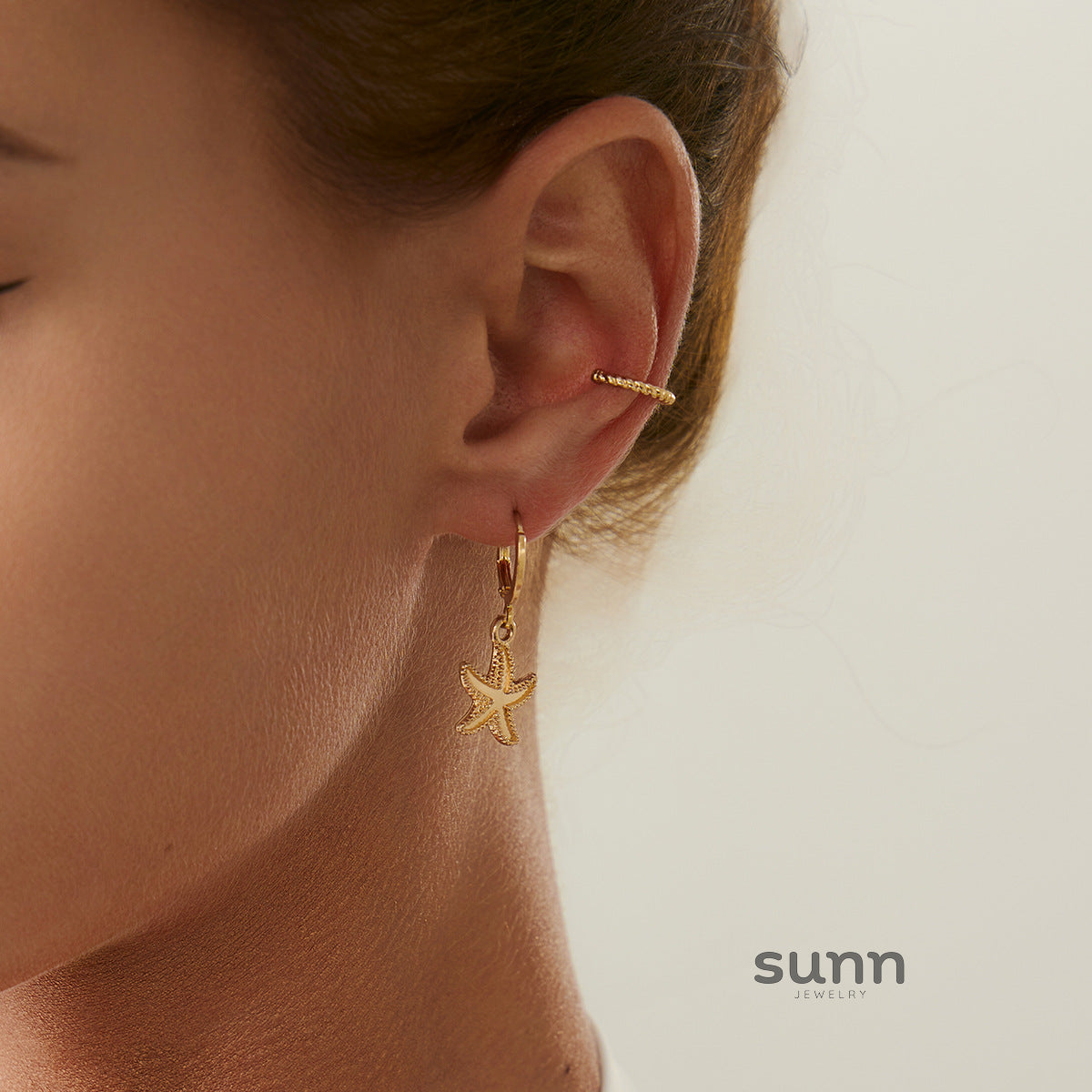 Yides Starfish Ear Cuff Set [EYVMHIX9]