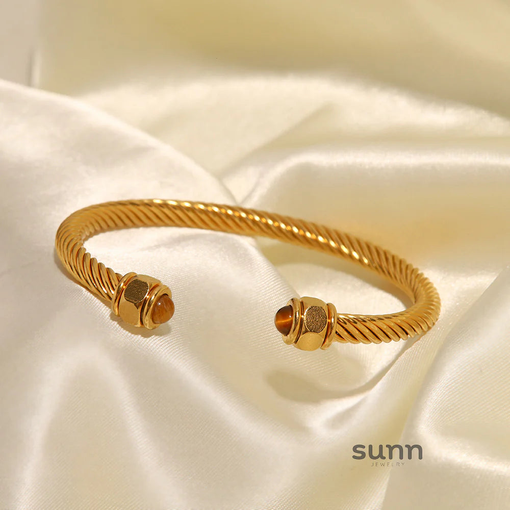 Yolanda C-Shape Cuff Bracelet