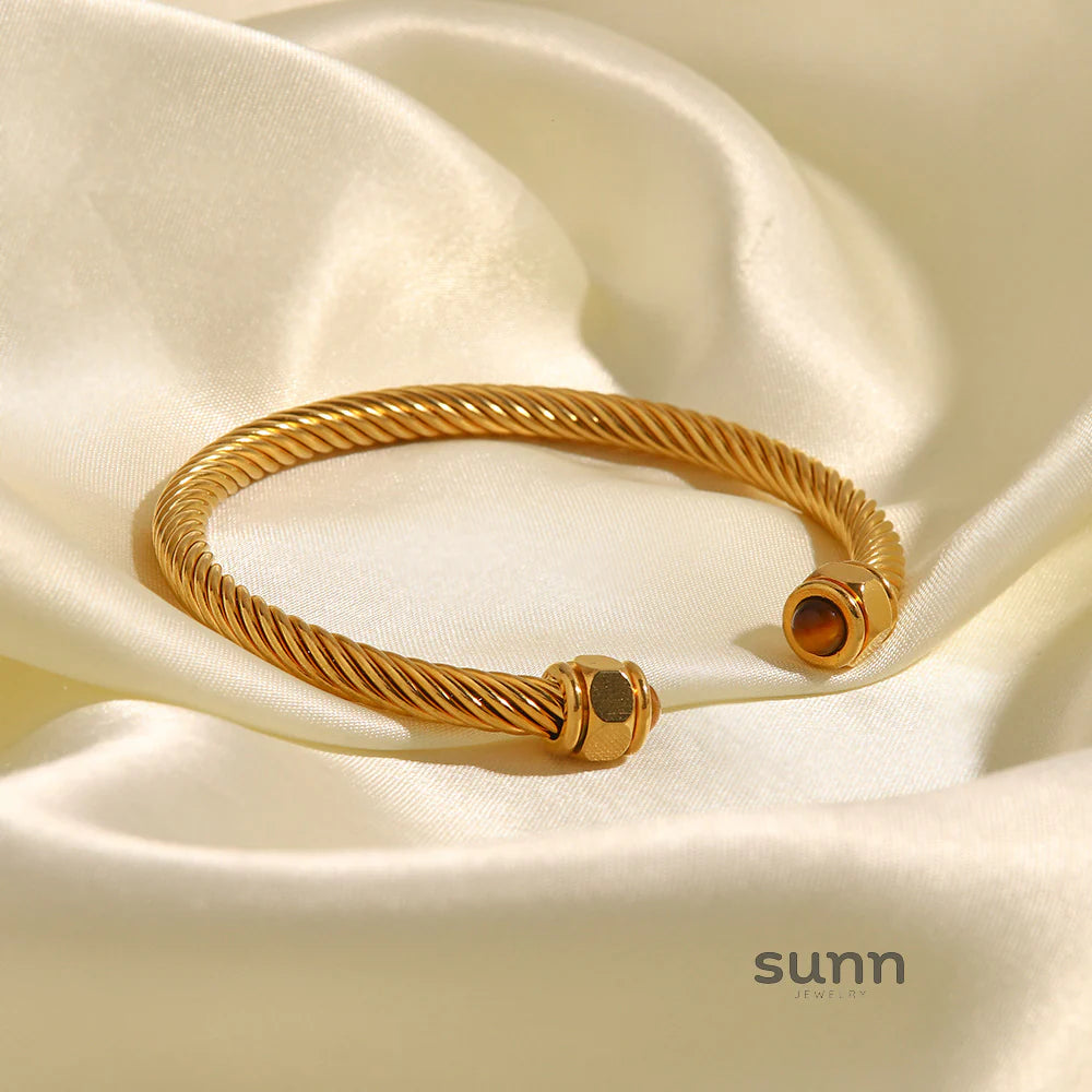 Yolanda C-Shape Cuff Bracelet