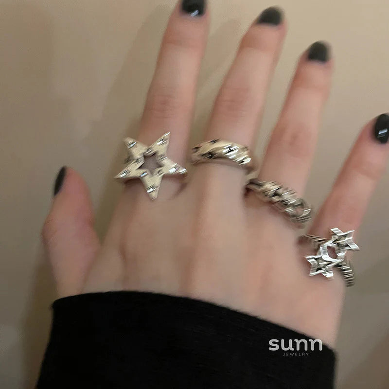 Yoselin Celestial Star Rings