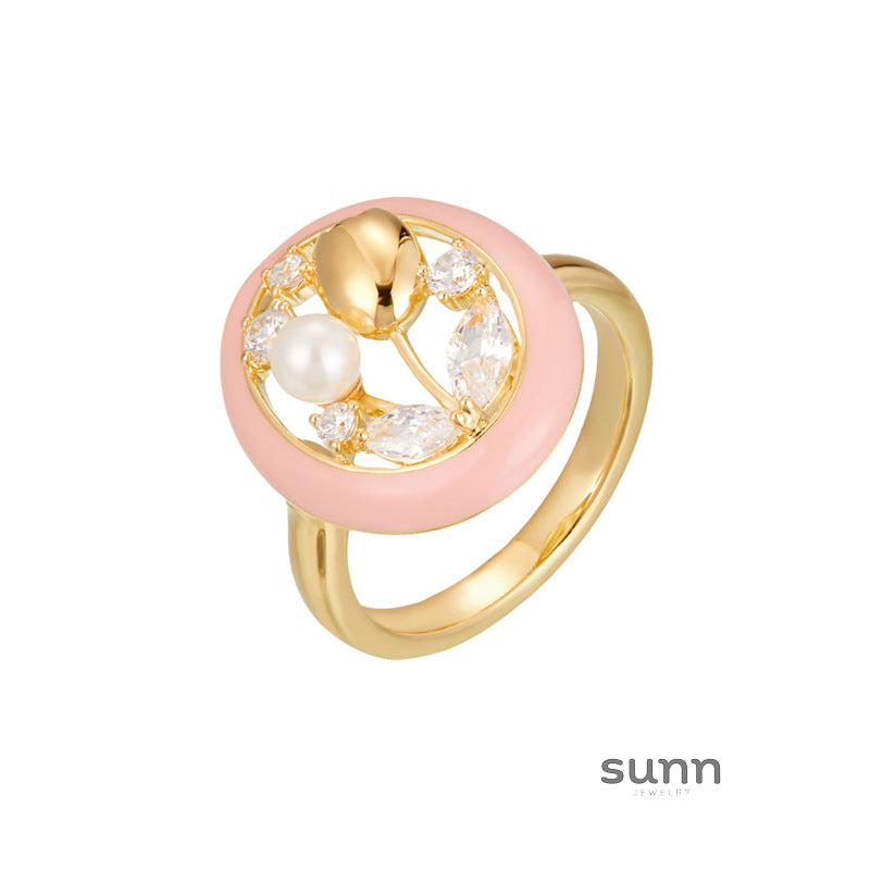 Yuleimy Elegant Tulip Ring [NQURNTKR]