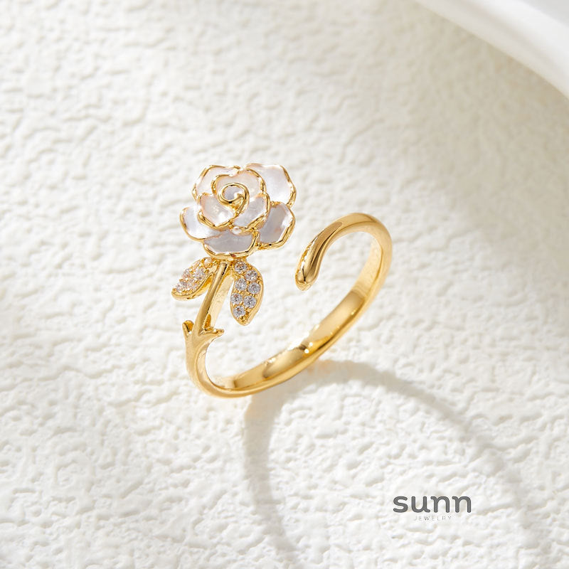 Yulianna Camellia Open Ring [AVWKB3MB]