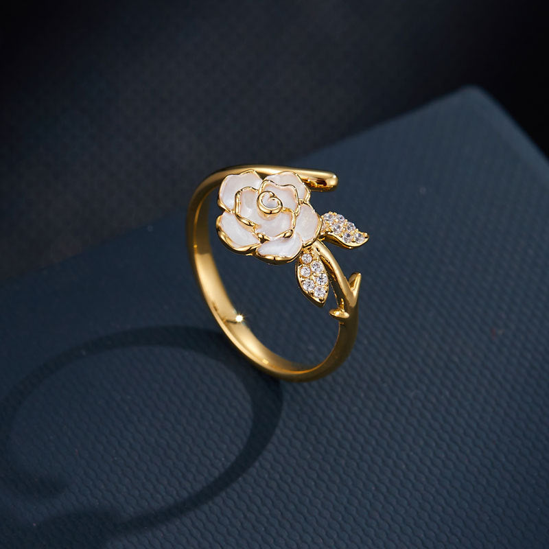 Yulianna Camellia Open Ring [AVWKB3MB]