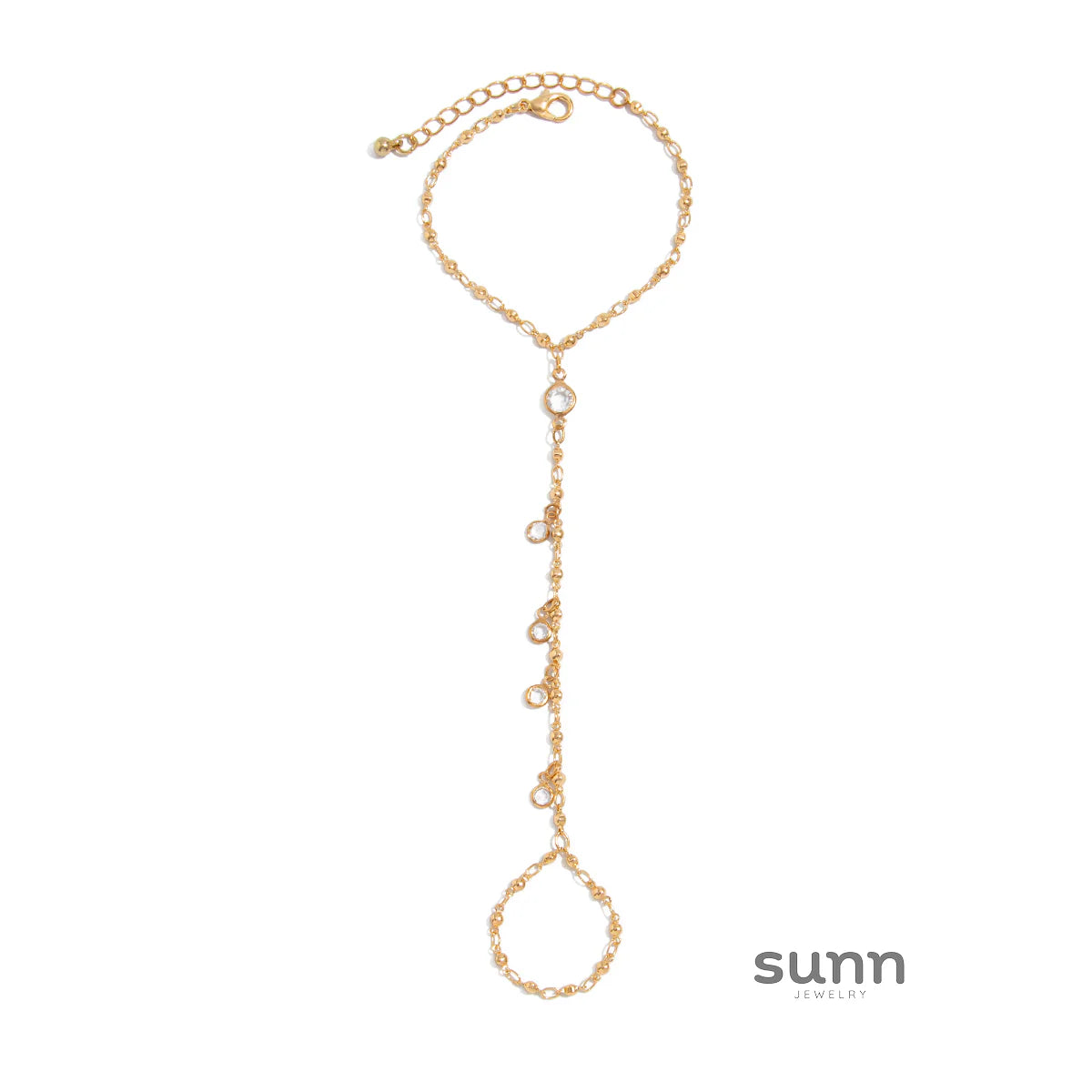 Yuna Pearl Tassel Hand Chain