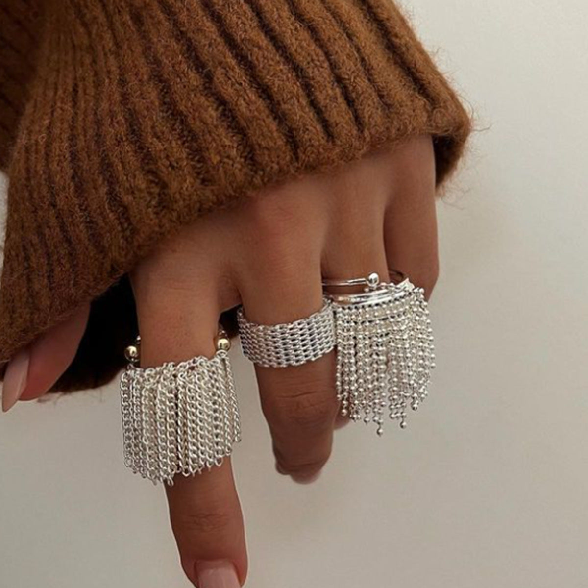 Yuridia Contrast Steel Ring [ZIYVYRVB]
