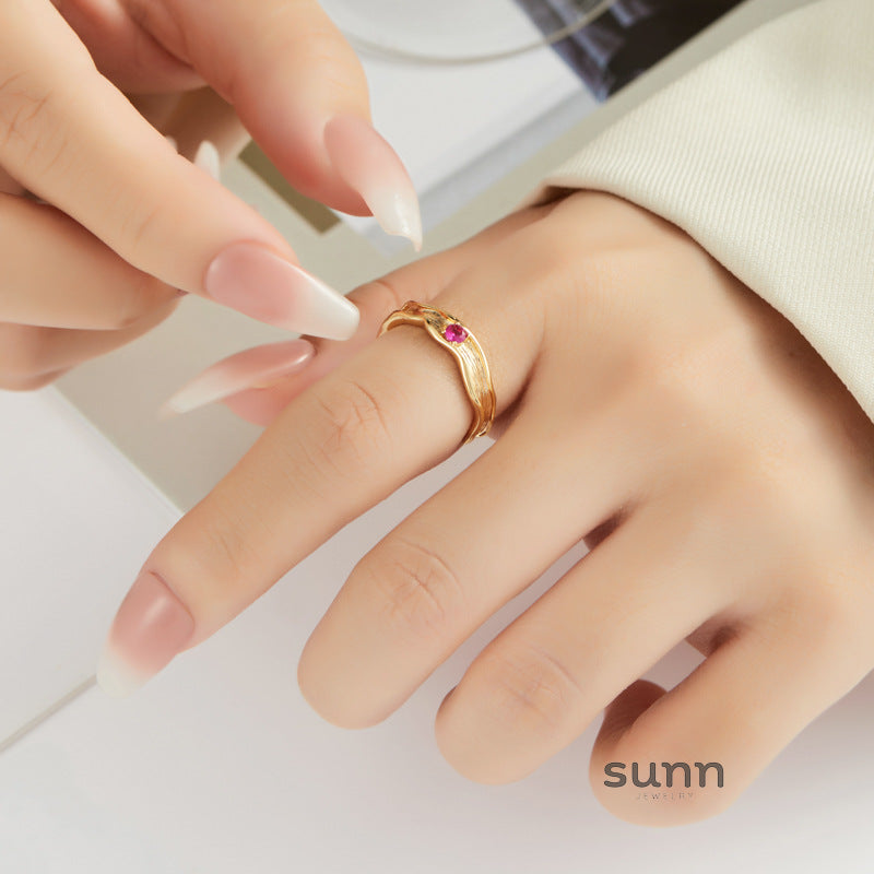 Yuritzi Lava Statement Ring [4330S0JO]