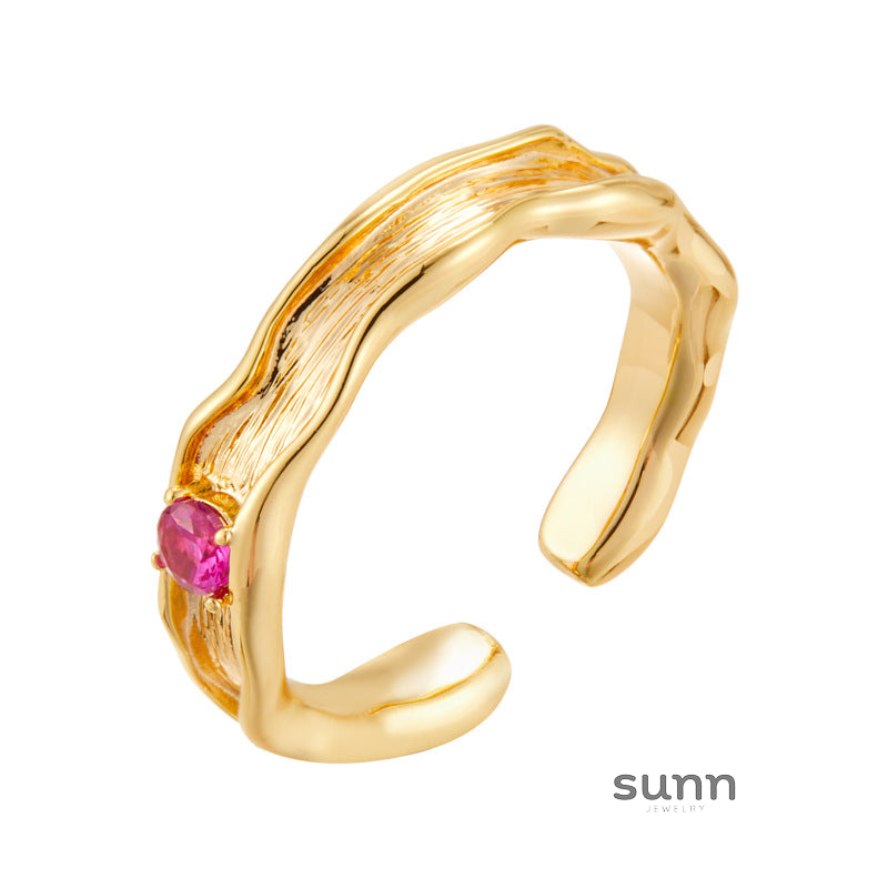 Yuritzi Lava Statement Ring [3VOMKQ0P]