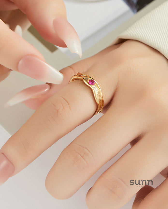 Yuritzi Lava Statement Ring [TCUWNLD7]