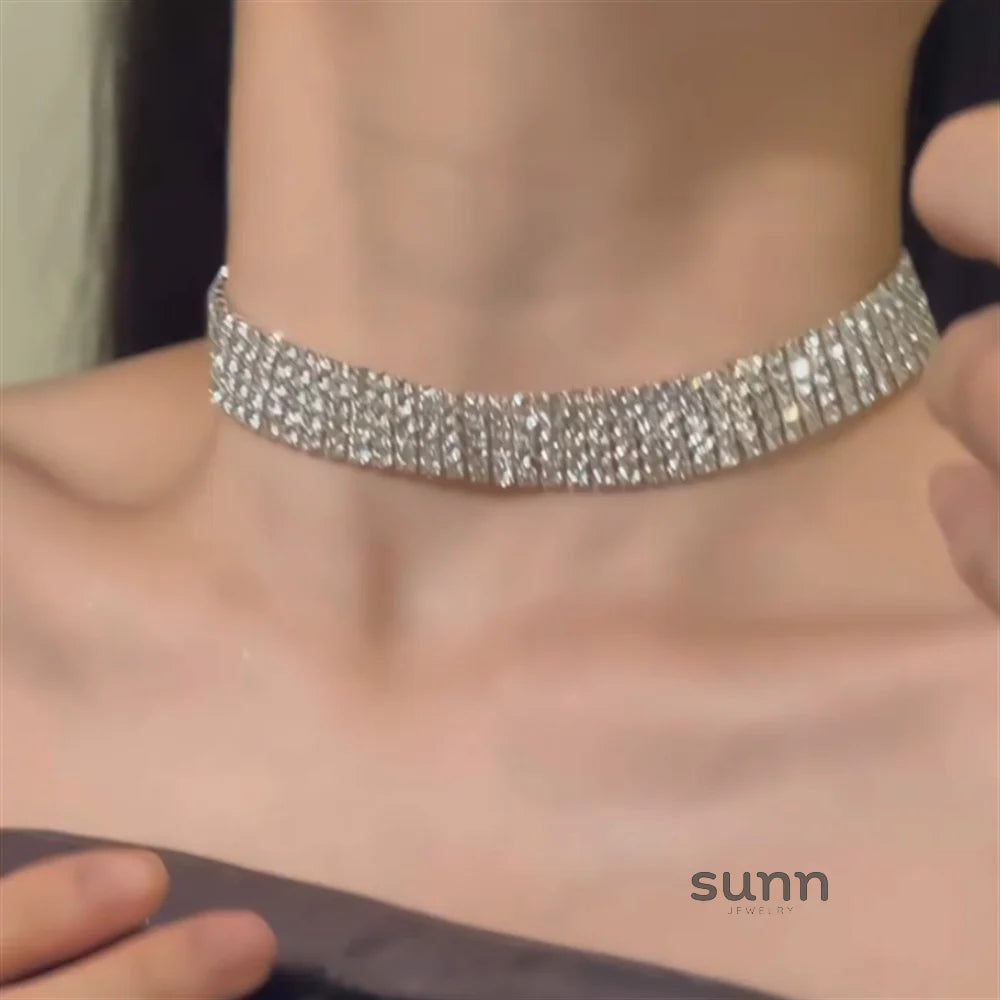 Yzabella Crystal Choker Necklace
