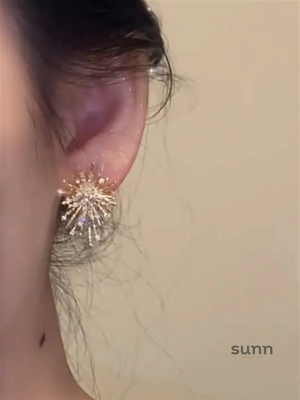 Yzabella Gilded Burst Earrings