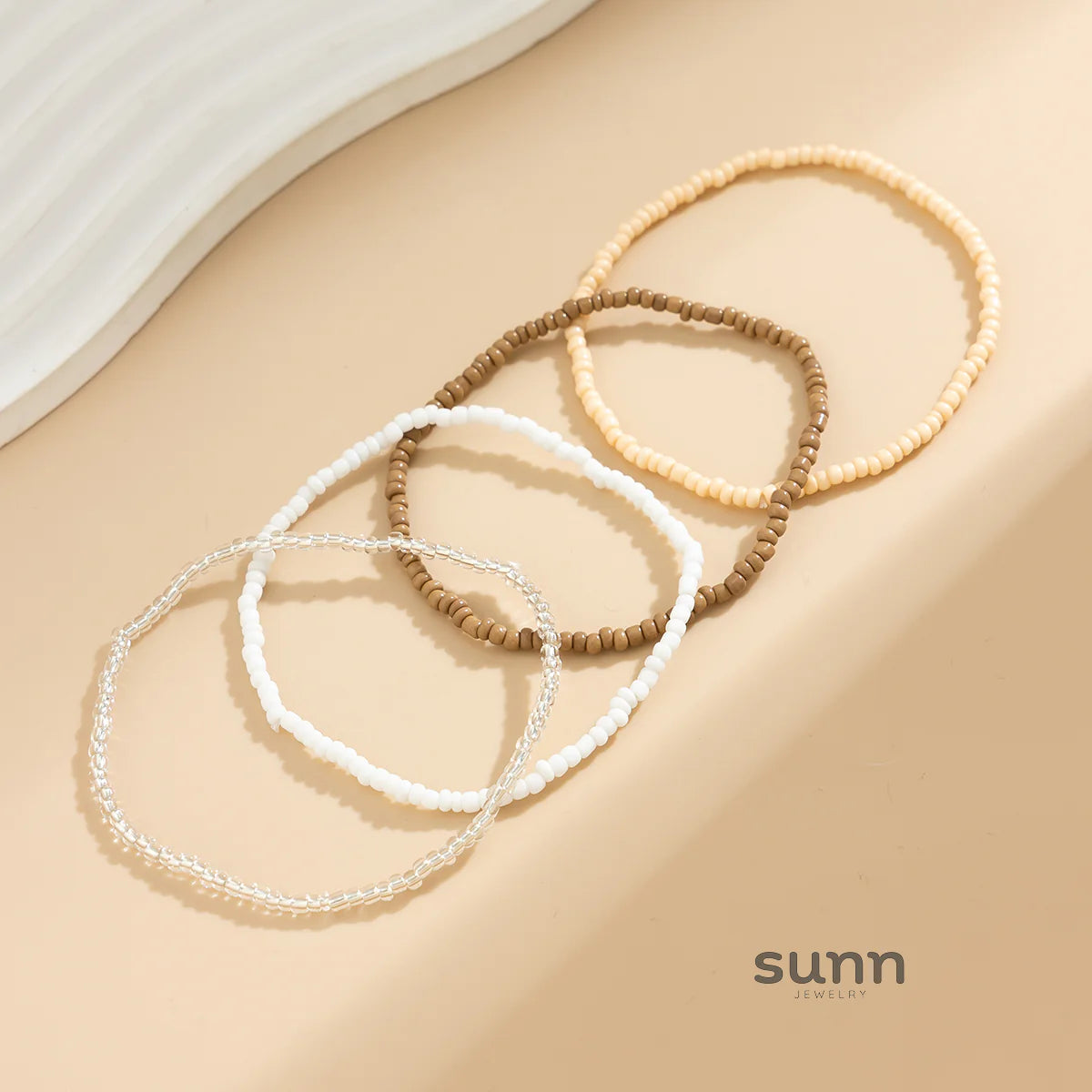 Zaara Beaded Anklet Set