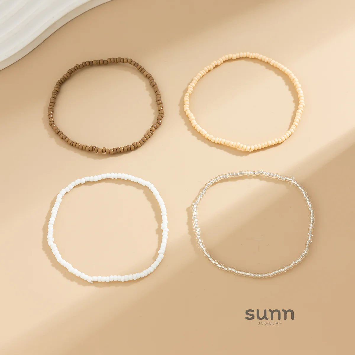 Zaara Beaded Anklet Set