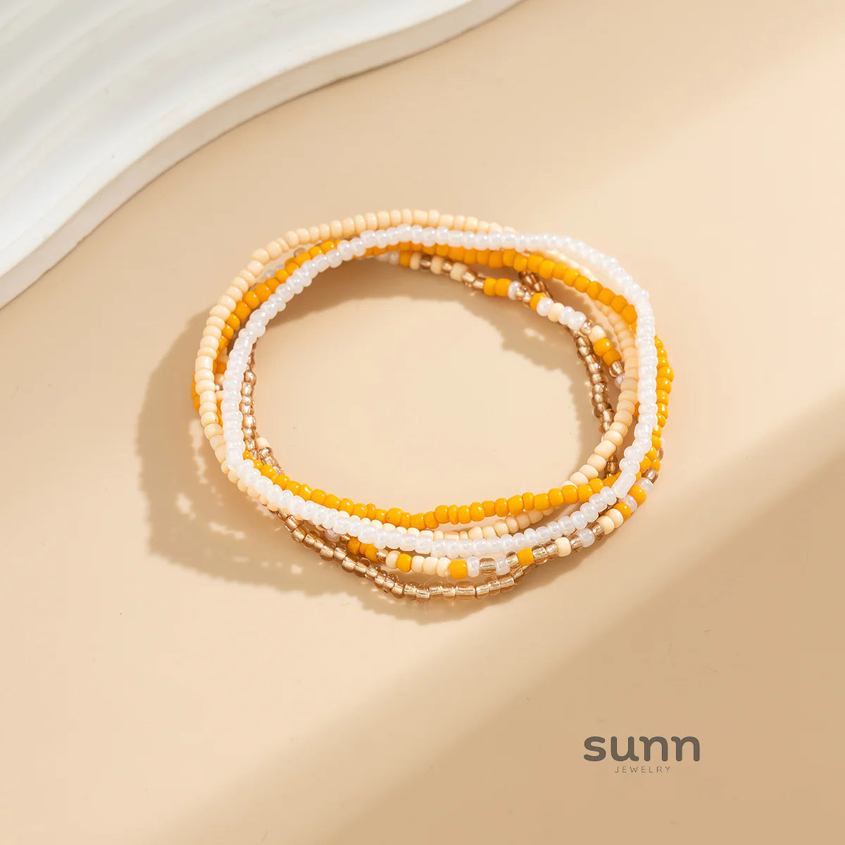 Zaara Beaded Anklet Set