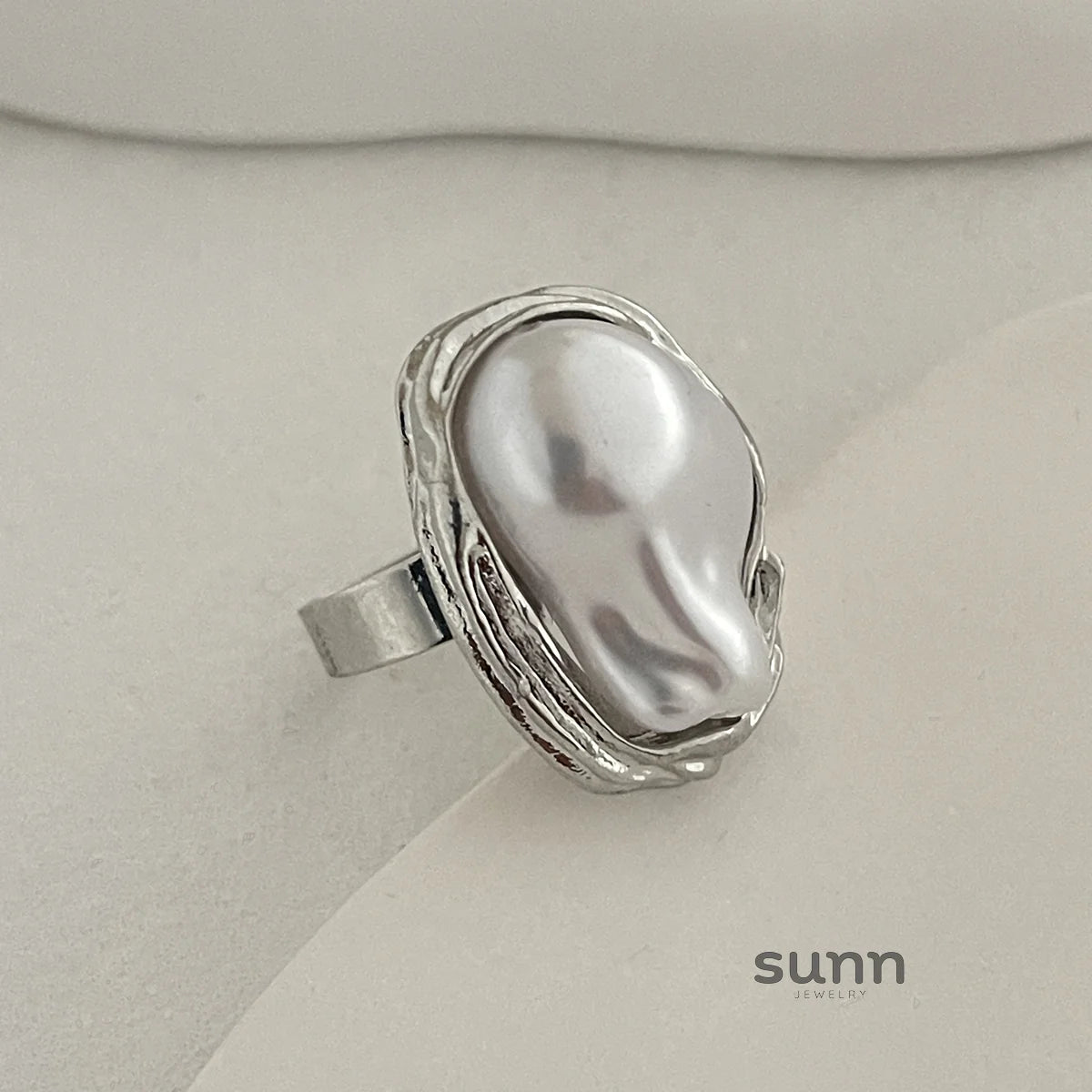 Zada Pearl Bloom Rings